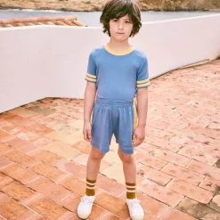 Resort Short in Blueslate by Misha & Puff