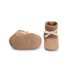 Ribbed Booties in Biscuit by Gray Label
