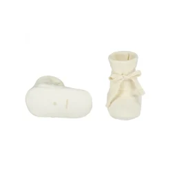 Ribbed Booties in Cream by Gray Label