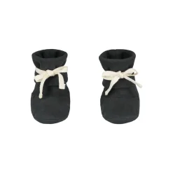 Ribbed Booties in Nearly Black by Gray Label