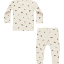 Ribbed Tee and Legging Set in Wild Flowers by Quincy Mae