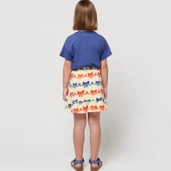 Ribbon Bow All Over Ruffle Skirt by Bobo Choses
