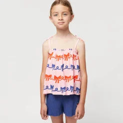 Ribbon Bow All Over Woven Top by Bobo Choses - Last One In Stock - 10-11 Years