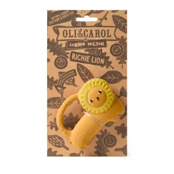 Richie Lion Teether by Oli & Carol x Donna Wilson