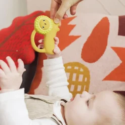 Richie Lion Teether by Oli & Carol x Donna Wilson