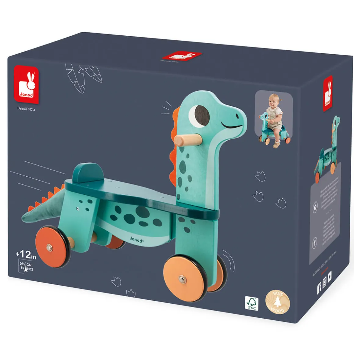 Ride On Dino by Janod