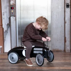 Ride On Metal Car in Black by Vilac