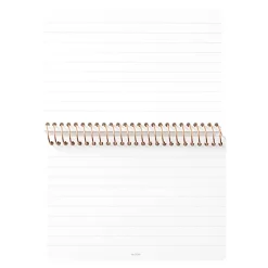 Ring Memo B7 Notebook in White by Midori