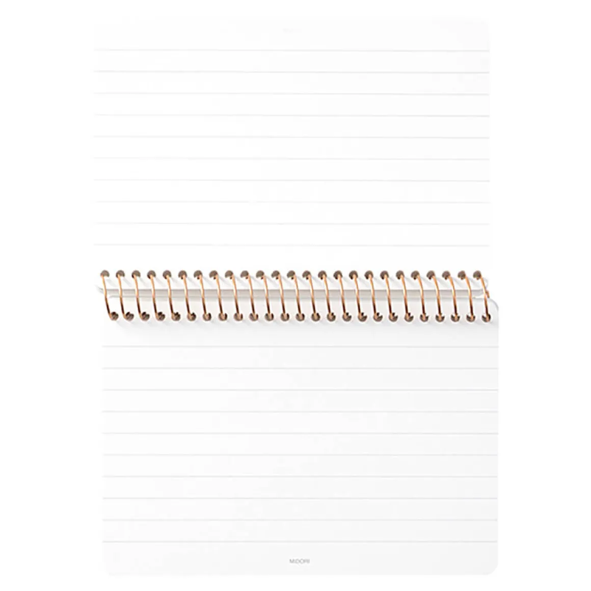 Ring Memo B7 Notebook in White by Midori