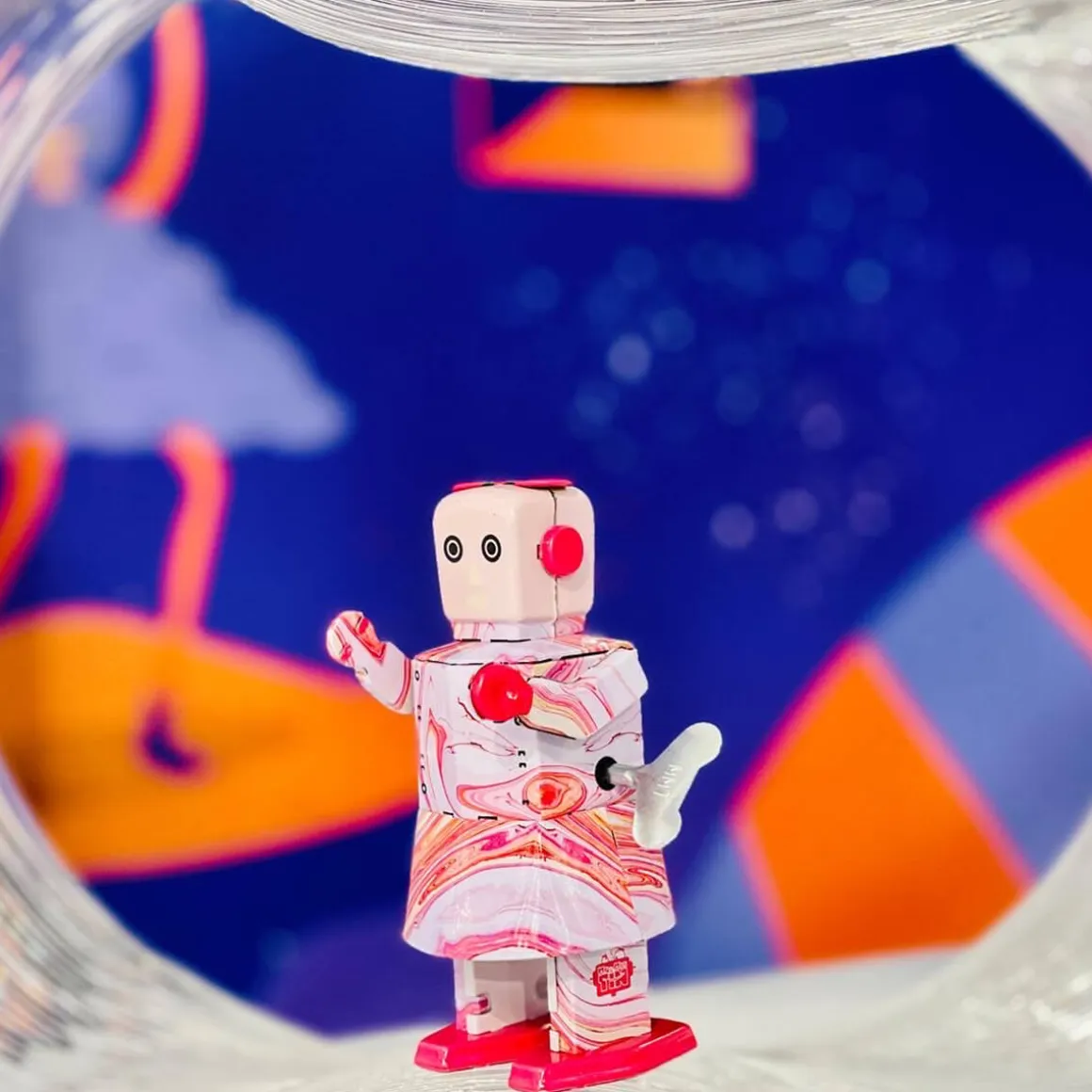 Ripple Bot Wind Up Tin Robot (Limited Edition) by Mr & Mrs Tin