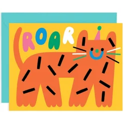 Roar Greetings Card by Susie Hammer for Wrap