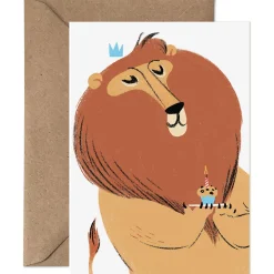 Roaring Birthday Greetings Card by Carolina Buzio for Card Nest