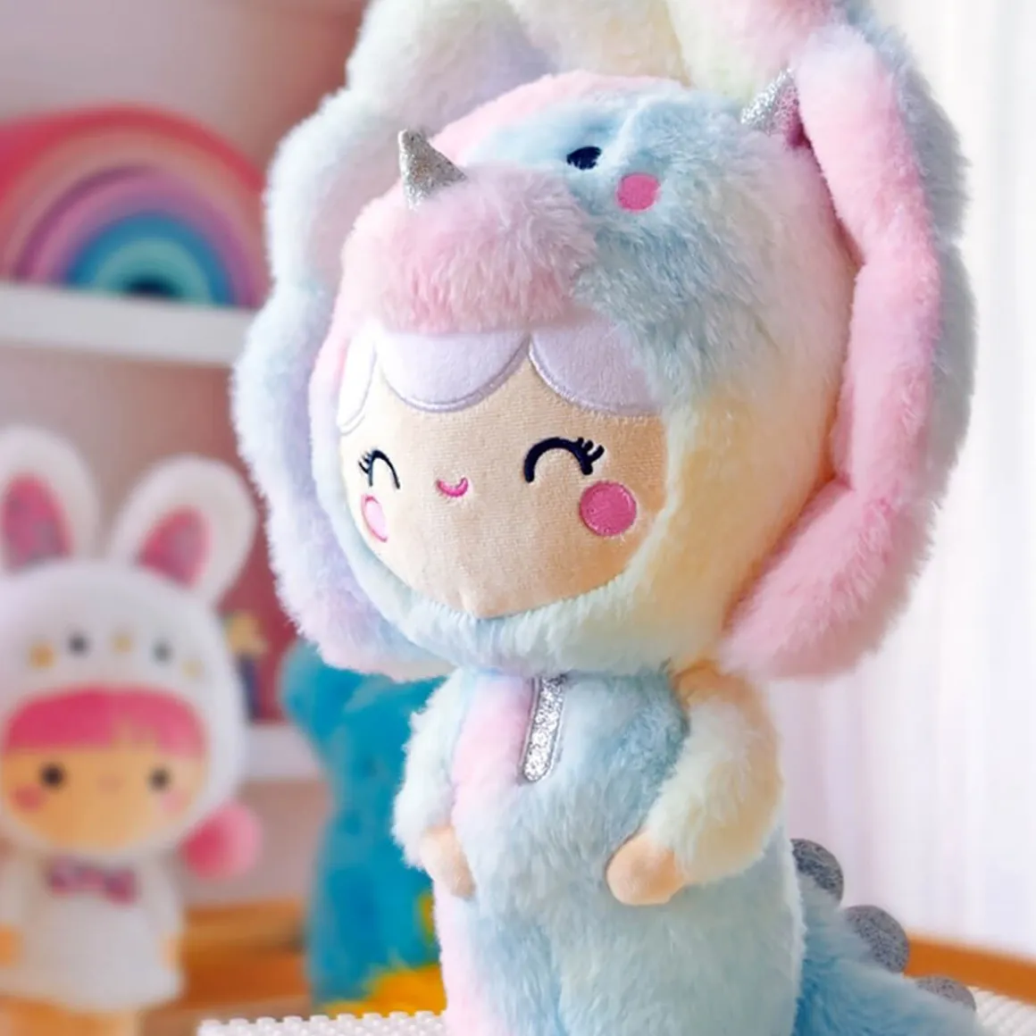 Roarsome Rainbow Soft Toy by Momiji