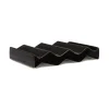 Rocky M. Handmade Ceramic Soap Dish in Black by Oba Studios
