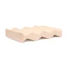 Rocky M. Handmade Ceramic Soap Dish in Pastel Pink by Oba Studios