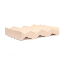 Rocky M. Handmade Ceramic Soap Dish in Pastel Pink by Oba Studios
