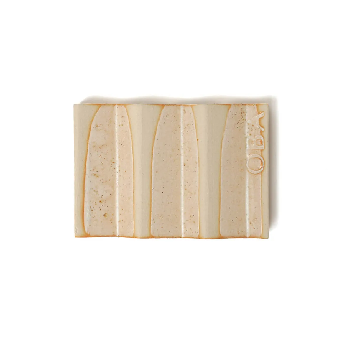 Rocky M. Handmade Ceramic Soap Dish in Sand by Oba Studios
