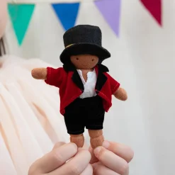 Rolando The Ringleader Holdie Folk Pocket-Sized Doll by Olli Ella