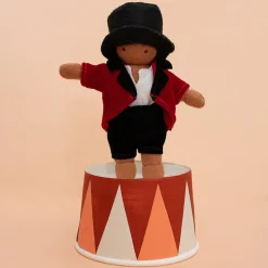 Rolando The Ringleader Holdie Folk Pocket-Sized Doll by Olli Ella