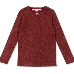 Roli Long Sleeve Top in Red Dahlia by Konges Slojd