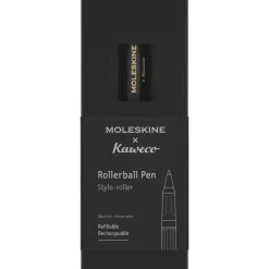 Rollerball Pen in Black by Moleskine X Kaweco