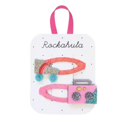 Roller Disco Glitter Hair Clips by Rockahula