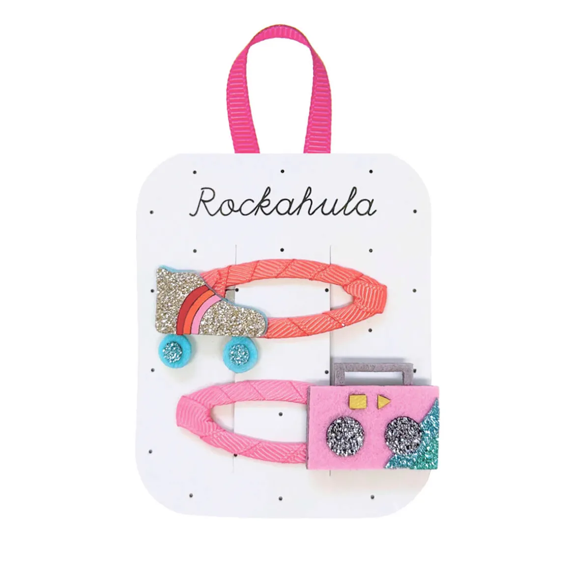 Roller Disco Glitter Hair Clips by Rockahula
