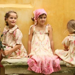 Romantic Dress in Antoinette Print by Bonjour
