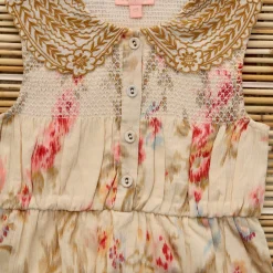 Romper With Scarf in Antoinette Print by Bonjour