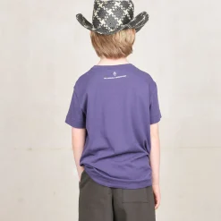 Rooster Kids T Shirt in Deep Blue by The Animals Observatory