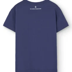 Rooster Kids T Shirt in Deep Blue by The Animals Observatory