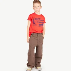 Rooster Kids T-shirt in Red by The Animals Observatory - Last One In Stock - 4 Years
