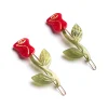Rose Barrette Set by Winona Irene