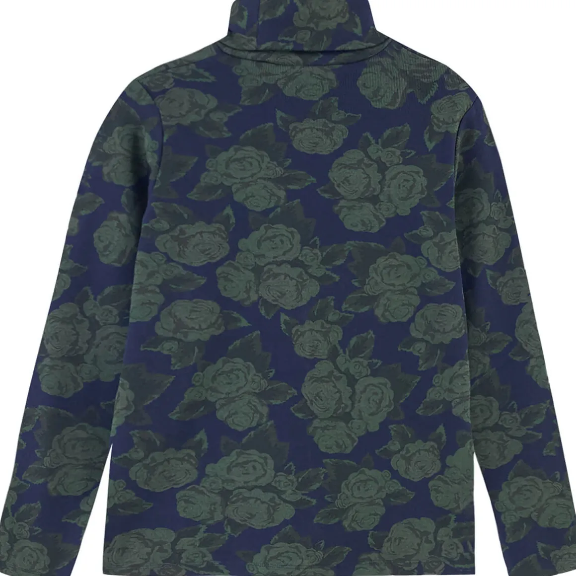 Roses Turtleneck in Navy by The Tiny Big Sister