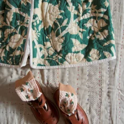Rosie T-Bar Shoes in Chestnut Brown Leather by Young Soles