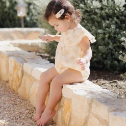 Roxy Romper in Daisies by Rylee & Cru