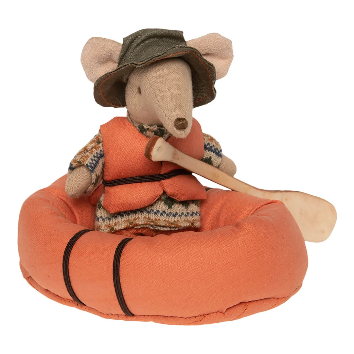 Rubber Boat in Orange (Mouse Size) by Maileg