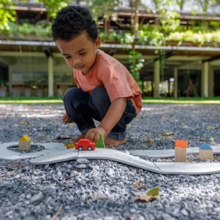 Rubber Road & Rail Set by PlanToys