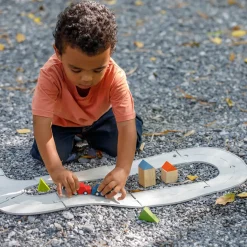 Rubber Road & Rail Set by PlanToys