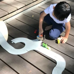 Rubber Road & Rail Set by PlanToys