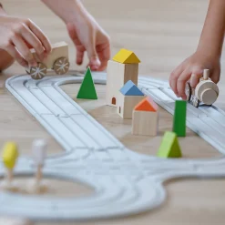 Rubber Road & Rail Set by PlanToys