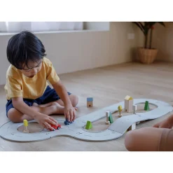 Rubber Road & Rail Set by PlanToys