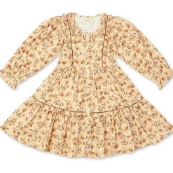 Ruffle Ivy Dress in Autumn Floral by Lali
