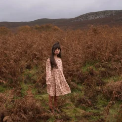 Ruffle Ivy Dress in Autumn Floral by Lali