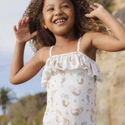 Ruffle One Piece in Mermaids by Rylee & Cru