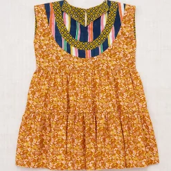 Ruthie Dress in Gingerbread Tisbury Garden by Misha & Puff