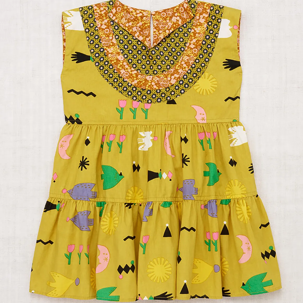 Ruthie Dress in Pistachio Daleyden Fête by Misha & Puff