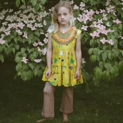 Ruthie Dress in Pistachio Daleyden Fête by Misha & Puff