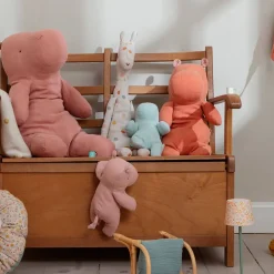 Safari Friends Hippo (Medium) in Dusty Coral by Maileg