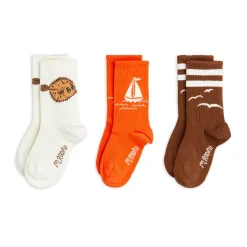 Sailing Boats Socks (3 Pack) by Mini Rodini